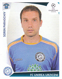 Sorin Paraschiv AFC Unirea Urziceni samolepka UEFA Champions League 2009/10 #476